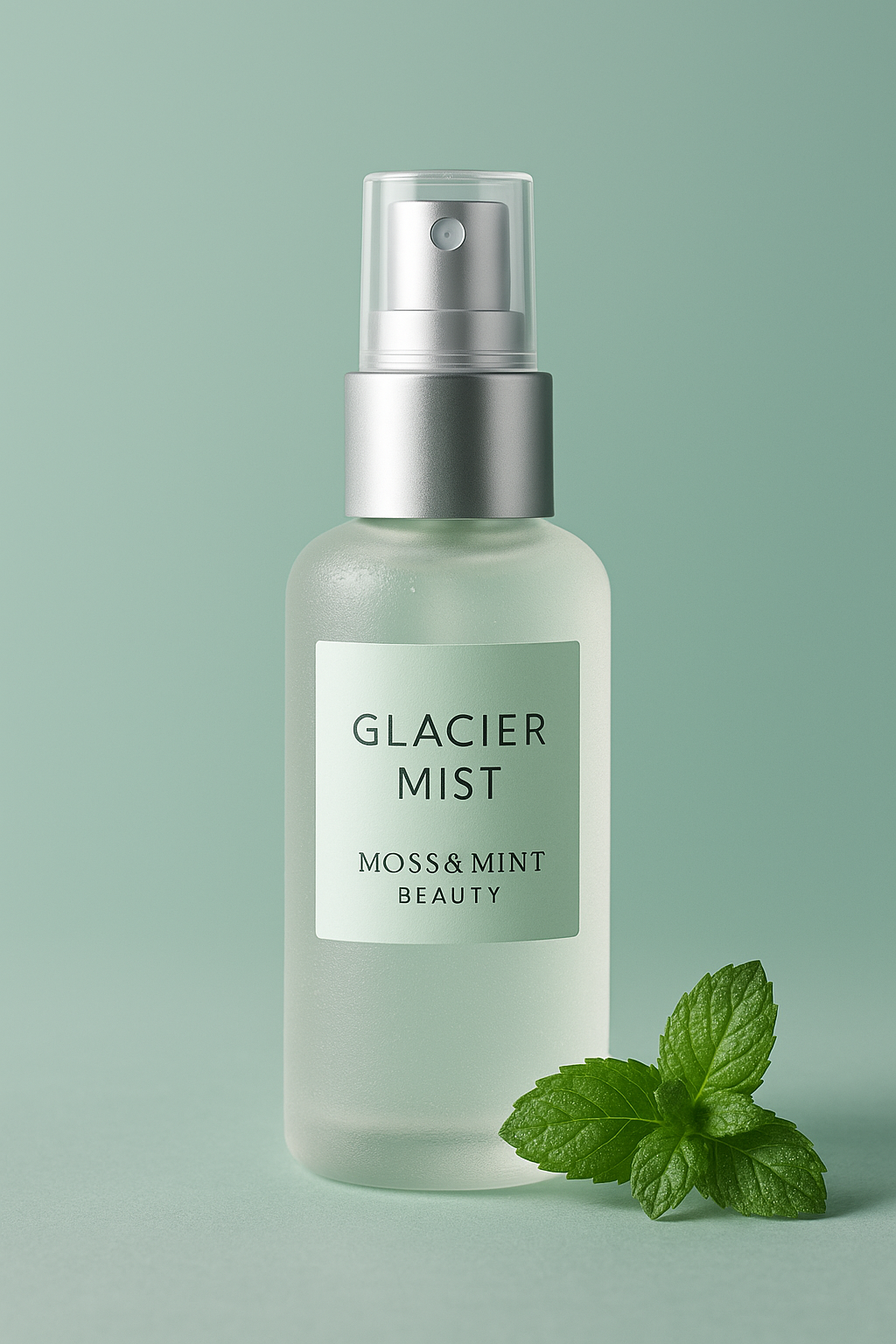 Glacier Mist | Hydrating Cold Therapy Face Mist | Moss & Mint